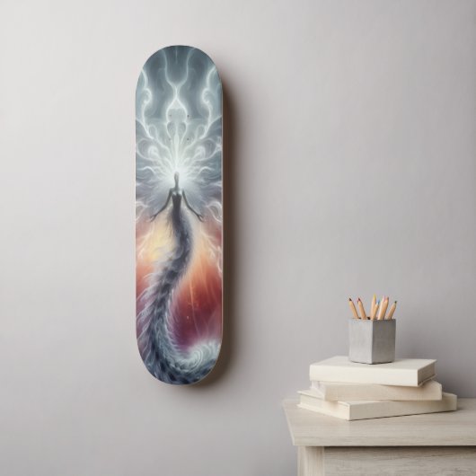 Ermächtigtes Madusa Skateboard (Wandkunst)