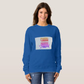 Ermächtigtes Shark-Frauen-Basic-Sweatshirt Sweatshirt (Vorne ganz)