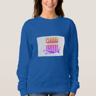 Ermächtigtes Shark-Frauen-Basic-Sweatshirt Sweatshirt