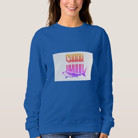 Ermächtigtes Shark-Frauen-Basic-Sweatshirt Sweatshirt (Vorderseite)