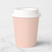 Ermächtigung der Arbeit Kaffee nehmen Chic Pink Wh Pappbecher (Rechts)