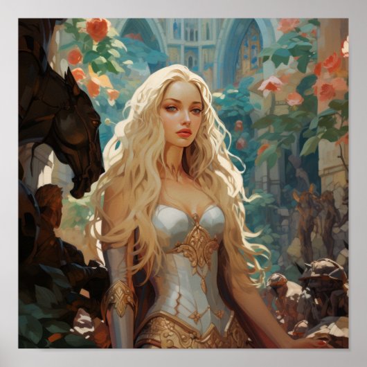 Ermächtigung des weiblichen Kriegerposters | Motiv Poster (Vorne)