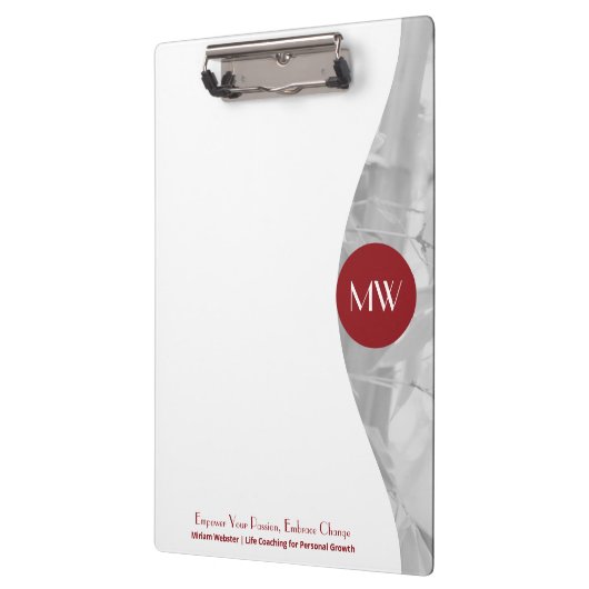 Ermächtigung Ihrer Leidenschaft Embrace Veränderun Klemmbrett (Links)