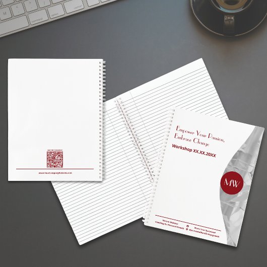 Ermächtigung Ihrer Leidenschaft Embrace Veränderun Notizblock