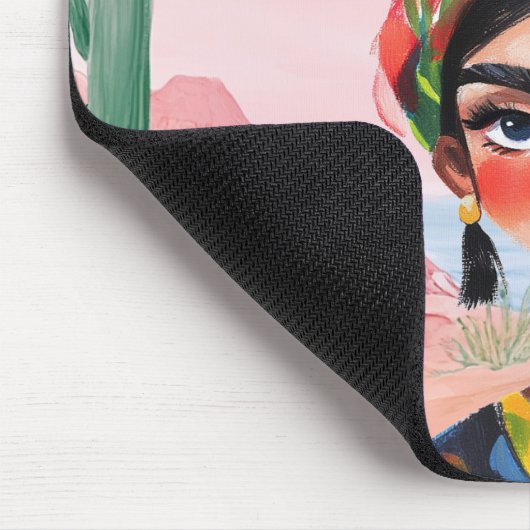 Ermächtigung im Blut: Personalisierte Monogramm Mousepad (Ecke)