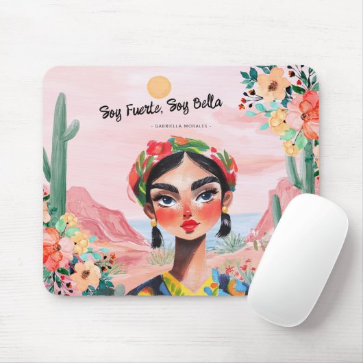 Ermächtigung im Blut: Personalisierte Monogramm Mousepad (Mit Mouse)