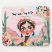 Ermächtigung im Blut: Personalisierte Monogramm Mousepad (Vorne)