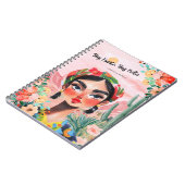 Ermächtigung im Blut: Personalisierte Monogramm Notizblock (Linke Seite)