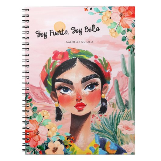 Ermächtigung im Blut: Personalisierte Monogramm Notizblock (Vorderseite)