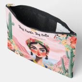 Ermächtigung im Blut: Personalisierte Monogramm Zubehörtasche (Offen)