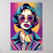 Ermächtigung in jeder Ära - Alte Retro-Boss-Lady Poster (Vorne)
