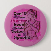 Ermächtigung von Frauen. Frauen sprechen für sich Button (Vorderseite)