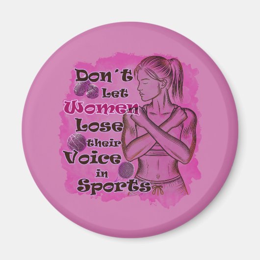 Ermächtigung von Frauen. Frauen sprechen für sich Magnet (Vorne)