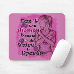 Ermächtigung von Frauen. Frauen sprechen für sich Mousepad