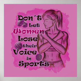 Ermächtigung von Frauen. Frauen sprechen für sich Poster