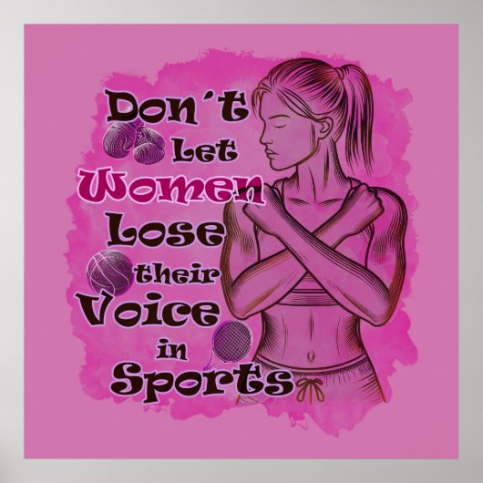 Ermächtigung von Frauen. Frauen sprechen für sich Poster (Vorne)