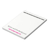 Ermächtigung von Gedanken Notizblock (Rotiert)