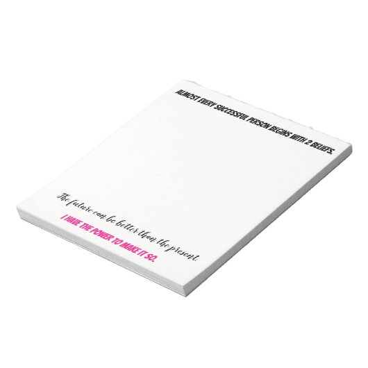 Ermächtigung von Gedanken Notizblock (Rotiert)