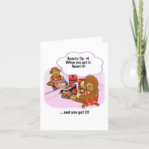 Ermächtigungs-/Ermutigungskarte für Frauen Dankeskarte