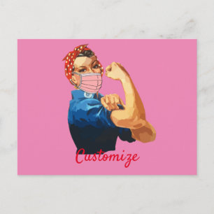 Ermächtigungsmaske der Frau Thunder_Cove Postkarte