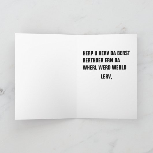 Ermahgerd Herper Berthder Karte (Innenseite)