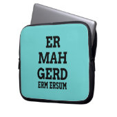 Ermahgerd Laptop Sleeve (Vorderseite Links)
