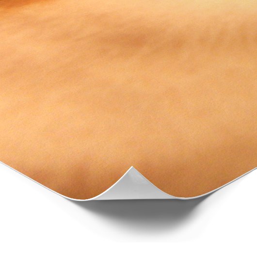 Ermahgerd Niedlich Orange Cat Poster (Ecke)