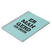 Ermahgerd Notizbuch Notizblock (Linke Seite)