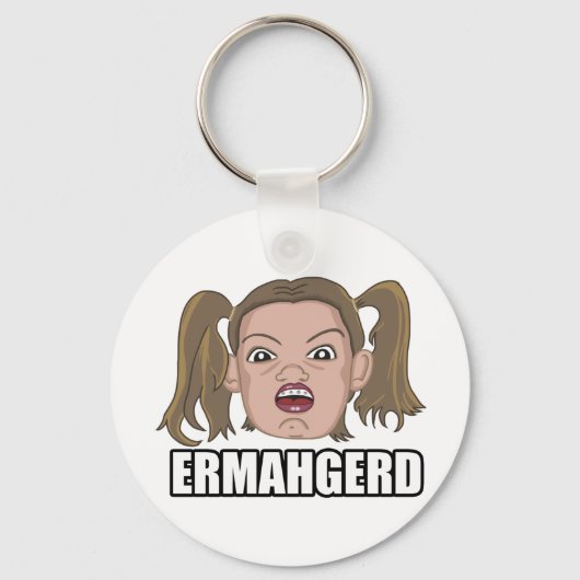 Ermahgerd Schlüsselanhänger (Vorderseite)