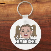 Ermahgerd Schlüsselanhänger (Vorderseite)
