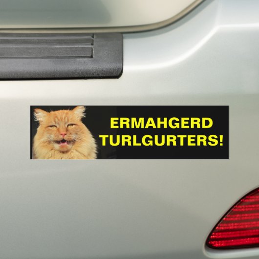 Ermahgerd Turlgerters! Tailgating Autoaufkleber (Auf Auto)