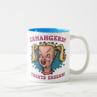 Ermahgerd Zweifarbige Tasse