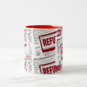 Ermäßigte Einkommensteuer Ermäßigte Briefmarke Zweifarbige Tasse (Mittel)