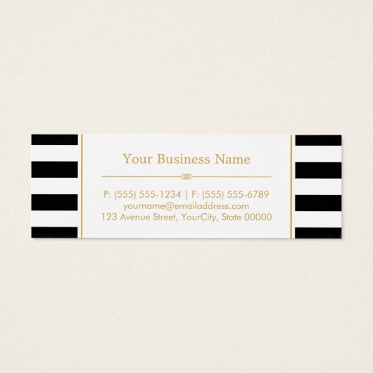 Ermäßigung auf den Black and White Gold Salon Guts (Rückseite)