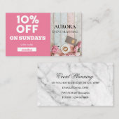 Ermäßigung bei der Veranstaltungsplanung Visitenkarte (Vorne/Hinten)