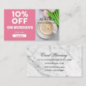 Ermäßigung bei der Veranstaltungsplanung Visitenkarte (Vorne/Hinten)