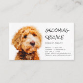 Ermäßigung bei Niedlichen Hundefutter Visitenkarte (Vorderseite)