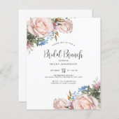 Ermäßigung Bridal Brunch Einladung (Vorne/Hinten)