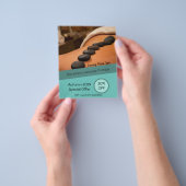 Ermäßigung für Massage-Wellness-Center-Broschüren Flyer (Gruppe)