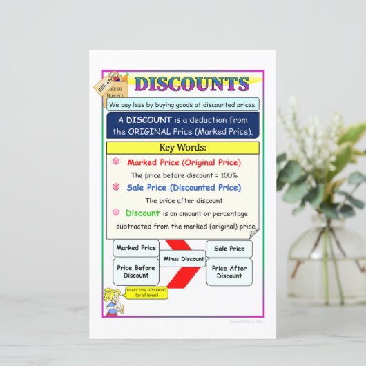 Ermäßigungen für Math Notes (Stehend Vorderseite)