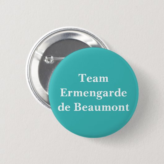 Ermengarde de Beaumont, Königin Schottlands Button (Vorne & Hinten)