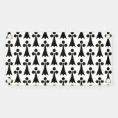 Ermine Pattern, mittelalterliches Muster, Schwarz  Banner (Horizontal)