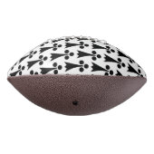 Ermine Pattern, mittelalterliches Muster, Schwarz  Football (Gedreht 270)