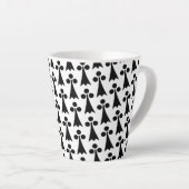 Ermine Pattern, mittelalterliches Muster, Schwarz  Milchtasse (Rechte Ecke)