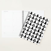 Ermine Pattern, mittelalterliches Muster, Schwarz Planer (Anzeige)