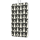 Ermine Pattern, mittelalterliches Muster, weiß auf Autolufterfrischer (Links)