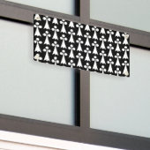 Ermine Pattern, mittelalterliches Muster, weiß auf Banner (Äußeres Gebäude)