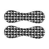 Ermine Pattern, mittelalterliches Muster, weiß auf Baseball (Paneele)