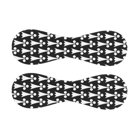 Ermine Pattern, mittelalterliches Muster, weiß auf Baseball (Paneele)