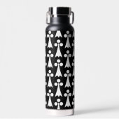 Ermine Pattern, mittelalterliches Muster, weiß auf Trinkflasche (Vorne)